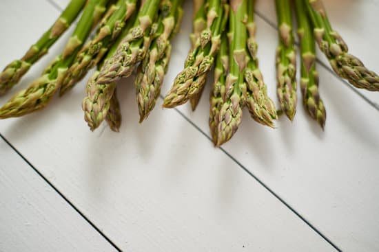 canva asparagus on the table