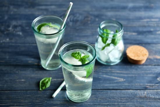 canva basil water in glassware on table MAD9TybrqAQ