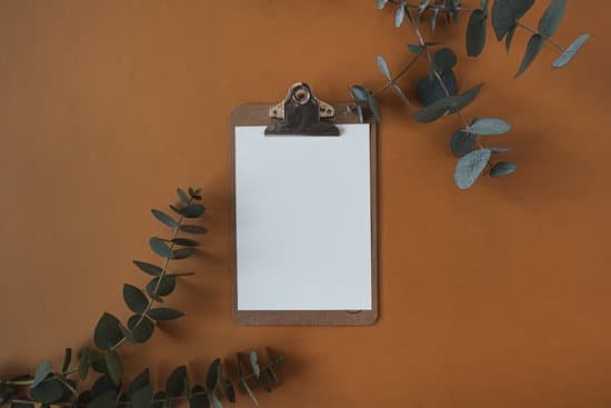canva blank paper on clipboard and eucalyptus branch MAEGd3T5YiU