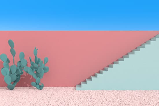 canva cactus and staircase on blue sky MAEN7Nqmh5w