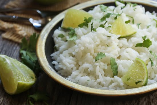 canva cilantro lime rice MAB