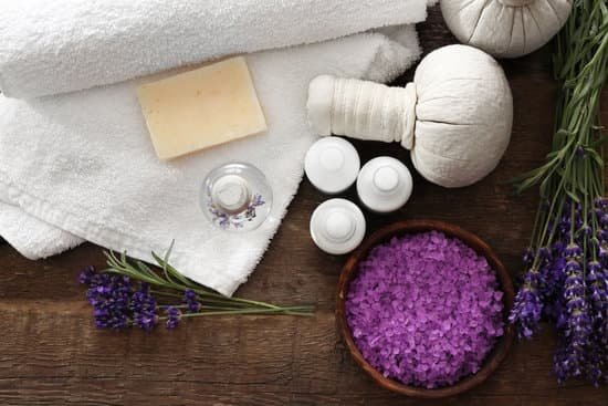 canva composition of spa treatments with lavender on wooden background MAD Qz Lf5A