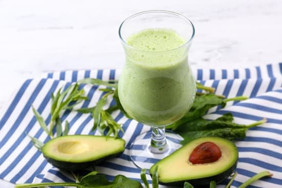 canva delicious fresh avocado smoothie with fruit and leaves MAD Qn mtIo