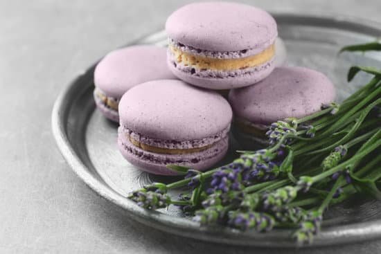 canva delicious macarons and lavender closeup MAD Q Ujm1Y