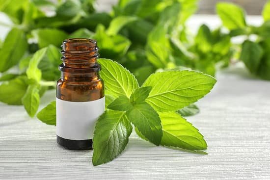 canva dropper bottle and herbs on wooden table MAD