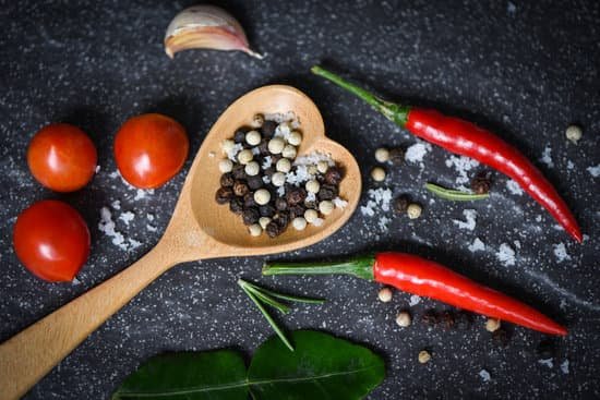 canva food plate herbs and spices with pepper chili tomato garlic MAELMrcoKMs