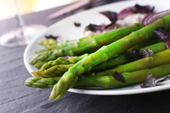 canva fresh asparagus dish on white plate close up MAD Mk1WhgU