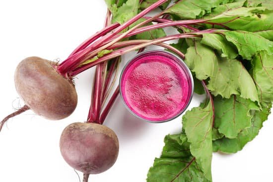 canva fresh beet smoothie on white background flat lay MAD MZeQ5To