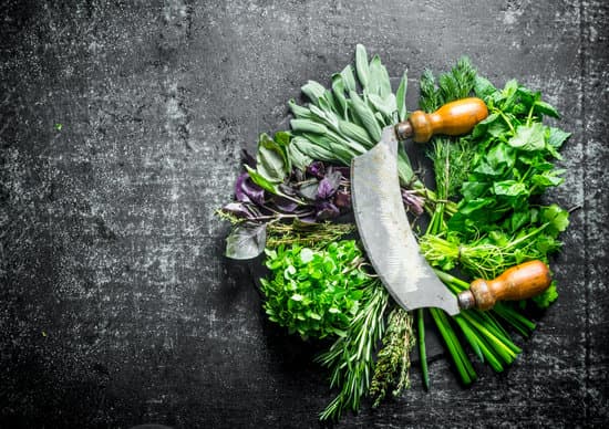 canva fresh herbs for the salad.