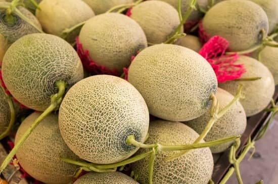 canva fruit of honeydew melons at the traditional mall