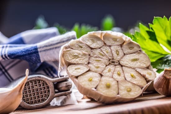 canva garlic. bunch of fresh garlic with celery herbs MADE