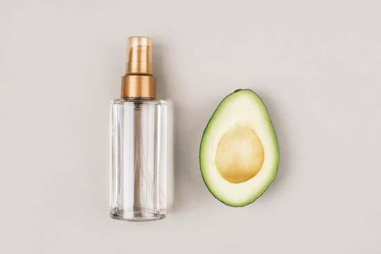 canva glass cosmetic bottle and avocado fruit MAEQdmTnCcQ
