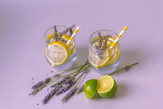 canva glasses of lavender lemonade on a table MAECJk LZyc