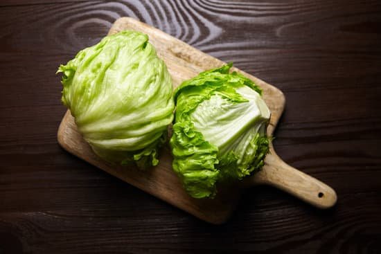 canva iceberg lettuce on cutting board flaltay