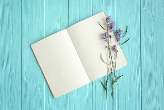 canva lavender with notebook on wooden background MAD QzJJI6g