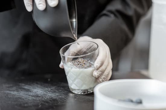 canva mixing milk with lavender seeds for flavor MAECfwTqCno