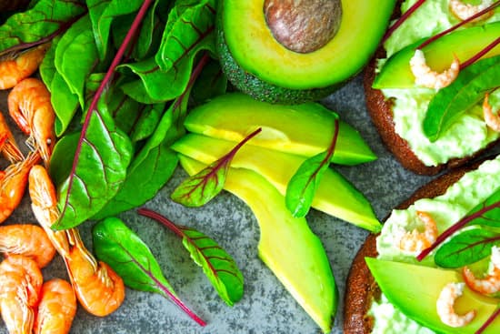 canva open sandwiches with shrimp and avocado