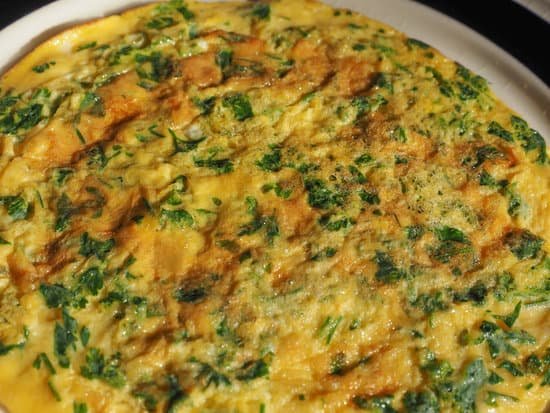 canva parsley cilantro omelette