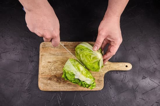 canva person slicing lettuce