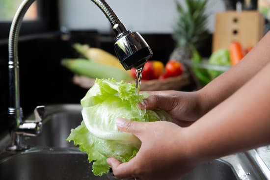 canva person washing a lettuce in kitchen sink for salad MAEPOy8SGno