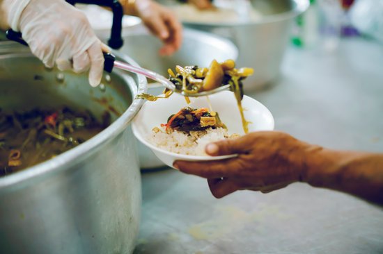 canva share food helping homeless people in society on earth the concept of hunger hunger MADJbQ5 CEU
