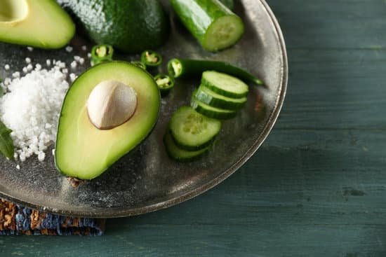 canva sliced avocado cucumber pepper and sales on a plate MAD MekduDw