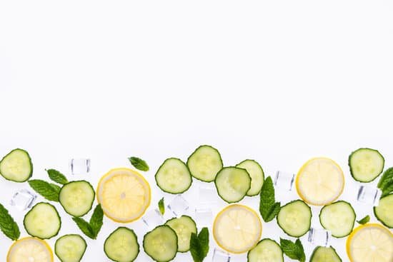 canva slices of lemon and cucumber on a table MAD c8m4Cqg