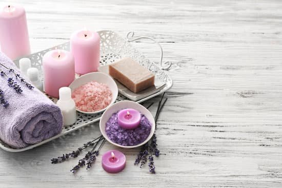 canva spa composition with lavender flowers on wooden table MAD Q3Pz2ys