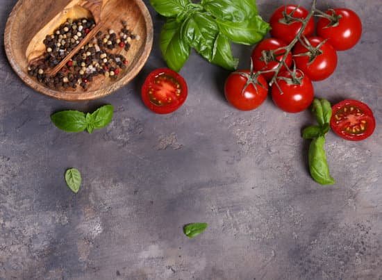 canva tomatoes basil and peppercorns on a table MAD 3UjzCSc