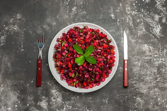 canva vinaigrette salad with beets beans and pomegranate seeds