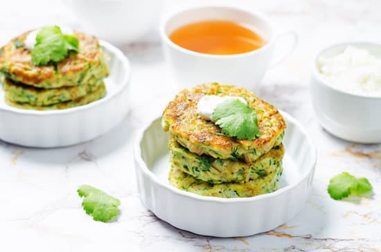 canva zucchini ricotta cilantro fritters with fresh cilantro leaves MADQB9r pVg