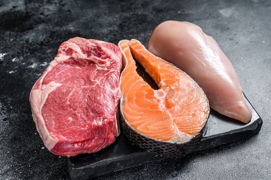 canva assorted raw meat steaks up close MAERECySBvo