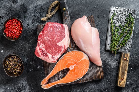 canva assorted raw meat steaks with spices flatlay MAEREDWeX58