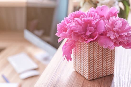 canva bouquet of pink peonies in a vase MAD9bTPUYHM