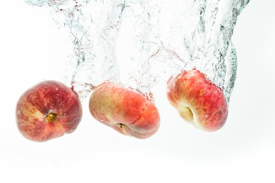 canva doughnut peaches splashing into water MAENm4wEDag