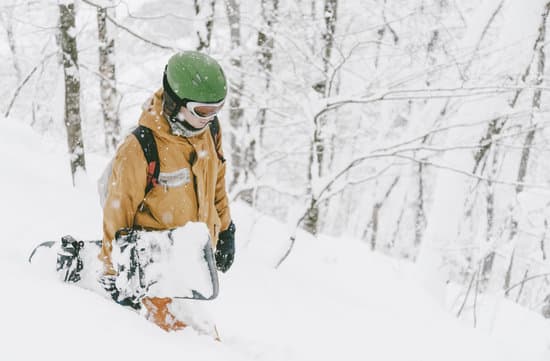 canva man walking with snowboard in forest MAEbb13KdU4