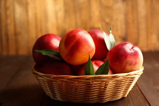 canva peaches in a wicker basket composition MAD MsBea3A