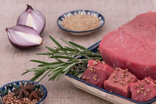 canva raw meat with spices