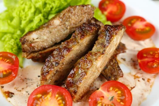 canva roasted slices of meat with tomatoes and lettuce up close MAD MWiv 3U