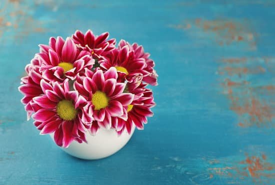 canva violet chrysanthemum on wooden table MAD QzKX0Og