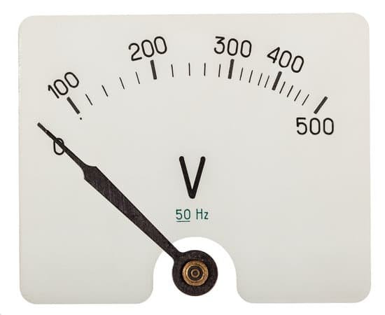 canva arrow of voltmeter indicating an 0 volts isolated on white MADB5djb5UY