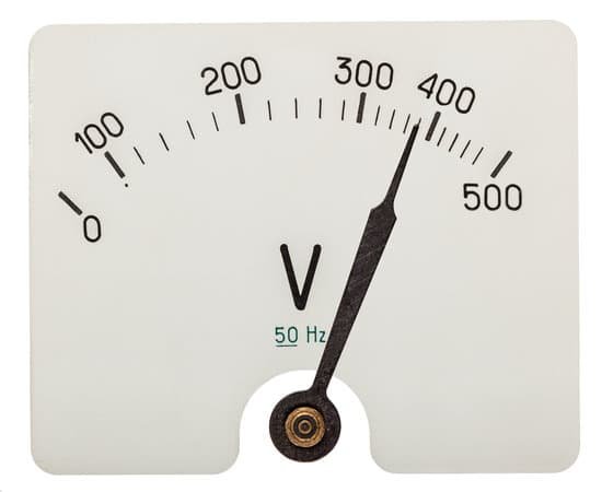 canva arrow of voltmeter indicating an 380 volts isolated on white