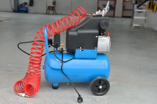 canva blue pump compressor for washing cars indoor. cleaning concept. MAC59D gt3o