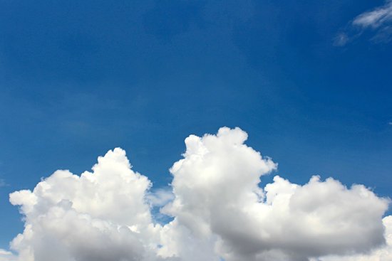 canva blue sky with cloud closeup