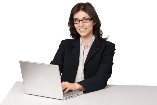 canva businesswoman with glasses working MACjgQz13is
