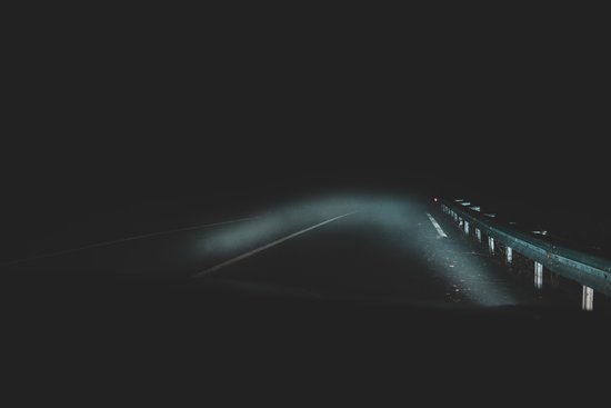 canva car running on dark road at night MADGv8Z8Xow