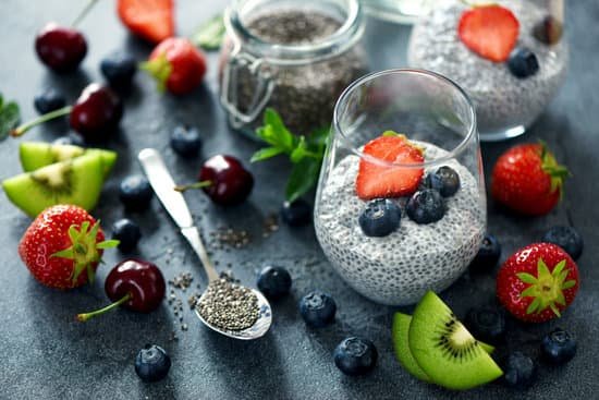 canva chia pudding with berries healthy breakfast vitamin snack diet and healthy eating MADaFp0U89w