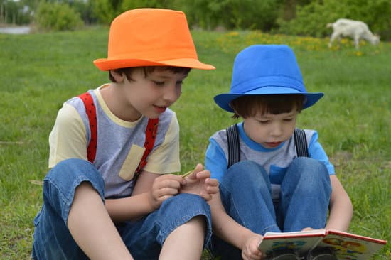 canva children reading a book