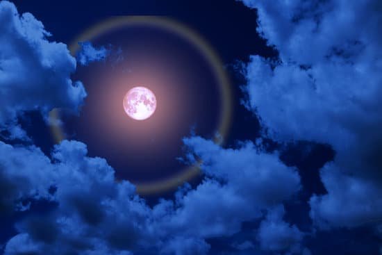 canva full pink moon halo moon and colorful ray back night cloud MADeq6AWHZ4