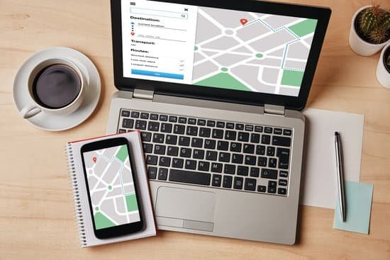 canva gps map navigation app on laptop and smartphone screen. location tracker concept MADesAvWBlM